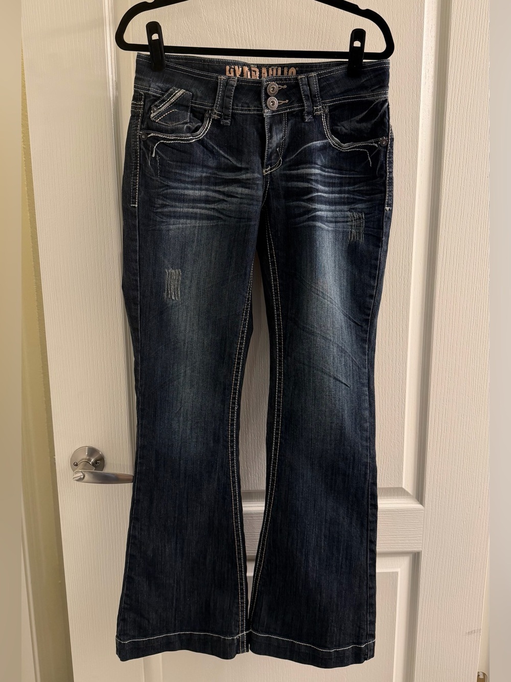 Hydraulic Dark Wash Bootcut Jeans
